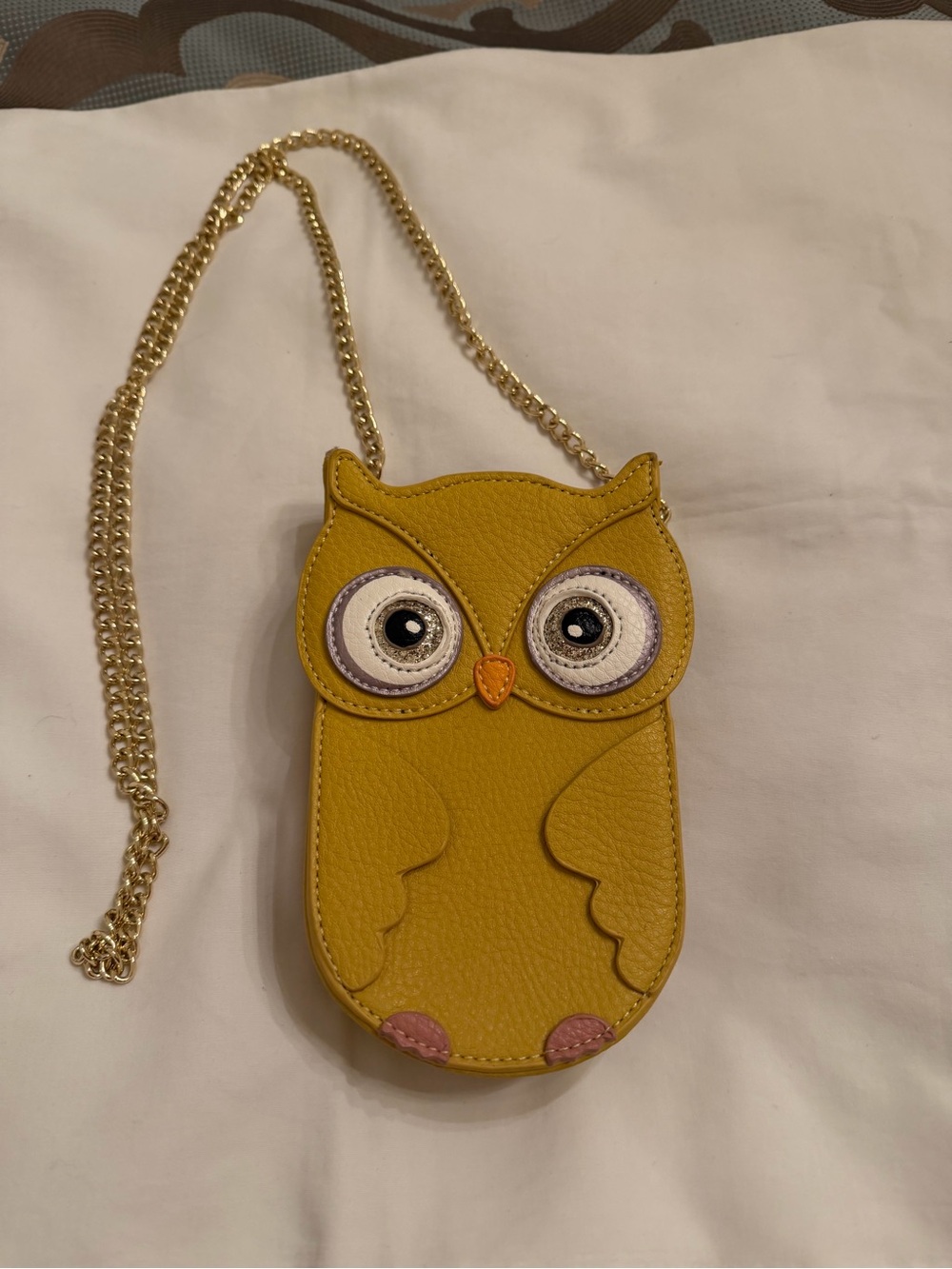 Owl crossbody Bag with Gold Chain